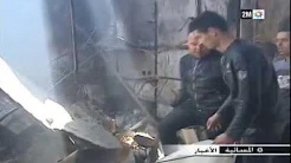 حريق "سوق الثلاثاء" يلتهم 200 محل تجاري بإنزكان