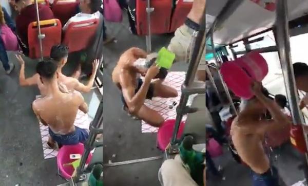 عاجل..هذا مصير بطلي "فيديو" الاستحمام داخل "طوبيس" بأكادير