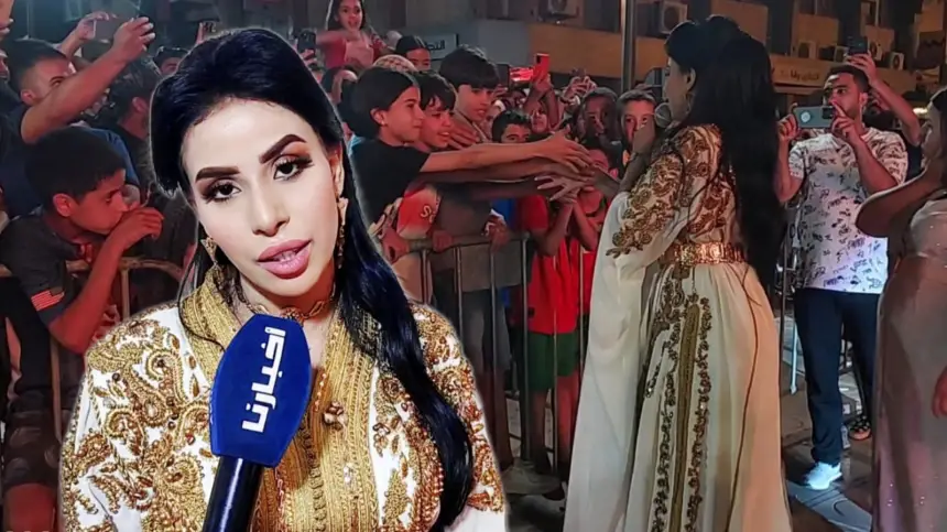 الفنانة إكرام الفيلالية لـ"أخبارنا": حتى أنا بغيت نشرف بلادي