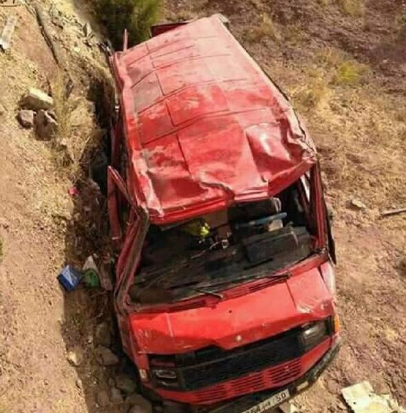 انقلاب سيارة مرسيديس 207  تحول عرس إلى مأتم والحصيلة ثقيلة