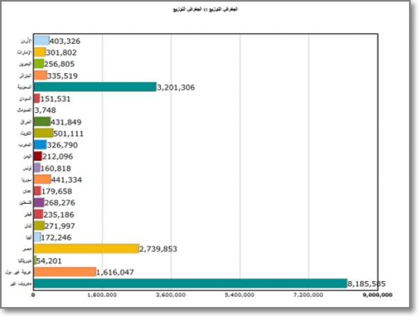 المغرب الثامن عربيا في الإنتاج العربي بالإنترنيت بـ326 ألف وحدة معلوماتية