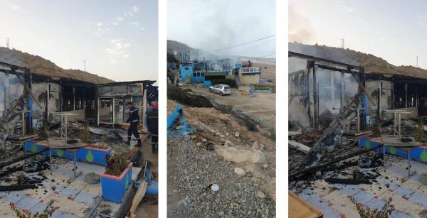 بالصور..حريق مهول يحول فضاءات مطعم شهير بأكادير إلى رماد