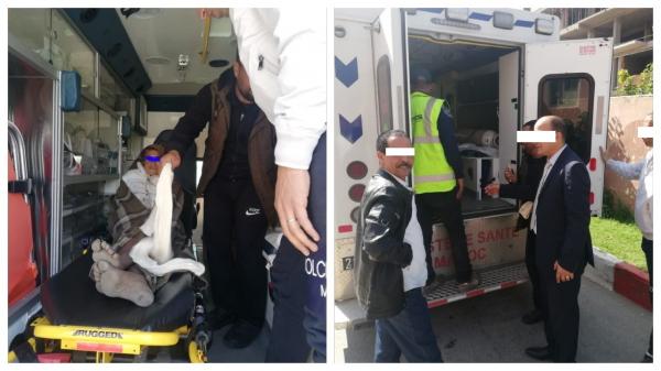 سلطات هذه المدينة تُرحل من الشارع أخطر مريضة نفسية كانت تضرب المواطنين بالحجارة