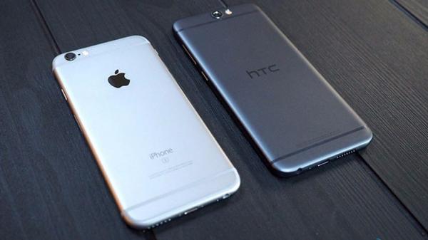 بالصور.. اتهامات لـ"اتش تي سي" باستنساخ" آي فون 6"