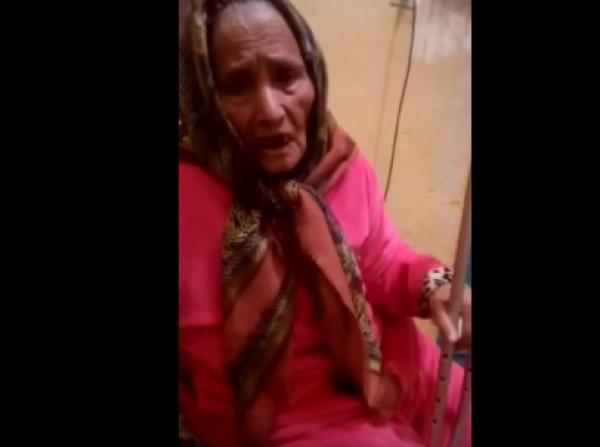 فيديو...صرخة عجوز تهز الفيسبوك :" في وجه الله أ الحكومة أ الملك واش حيت ماعندي حد نمشي نموت "