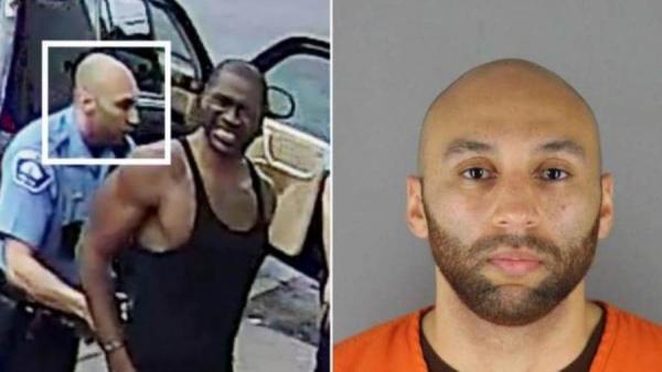 بعد خروجه بكفالة:سيدة تهاجم أحد معتقلي "جورج فلويد" أثناء التسوق(فيديو)