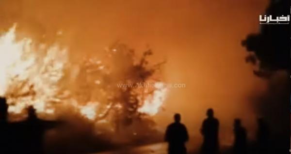 حريق مهول يأتي على هكتارات من الأراضي الغابوية ويهدد الساكنة بباب برد إقليم شفشاون