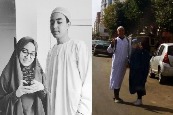 صور للفنانين ريم فتحي و بدر الدين بالغطاس بلباس "أفغاني" يشعل مواقع التواصل الإجتماعي