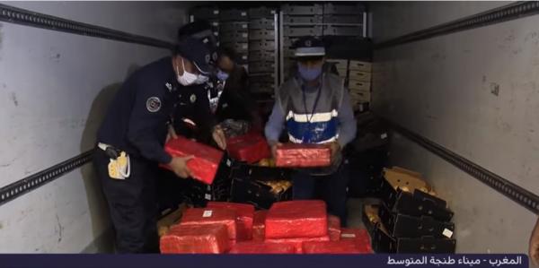 تفاصيل عملية حجز أزيد من 11 طنا من الشيرا بميناء طنجة المتوسط