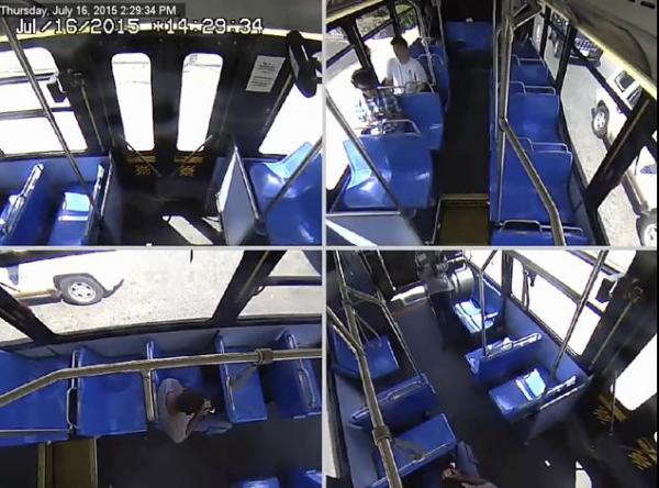 بالفيديو: سائق أوقف حافلة لشراء عصير ليمون له وللركاب