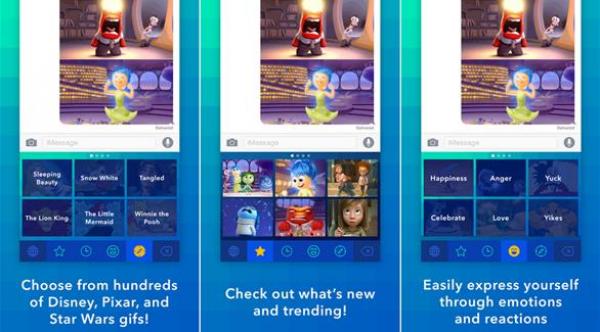 لوحة مفاتيح للصور المتحركة من ديزني لـ"آي فون"