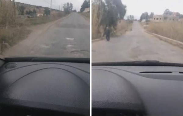 الغش في الطرقات .. فضيحة طريق تم إنجازها مؤخرا بإقليم الناظور