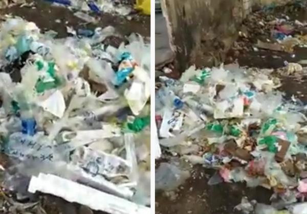 رمي نفايات طبية في الشارع العام بالحي المحمدي كازا