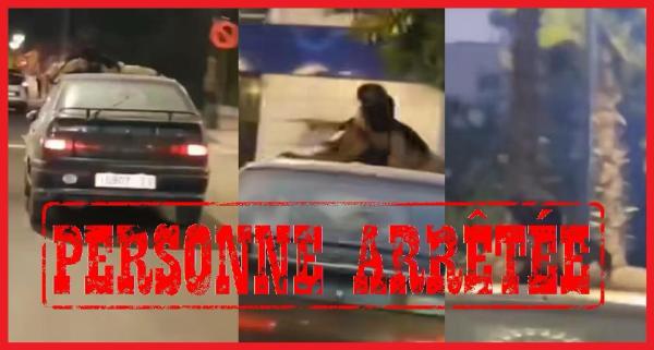 فيديو يوثق مشهدا خطيرا على متن سيارة يحرك الأجهزة الأمنية بأكادير وهذا ما أسفرت عنه التحريات