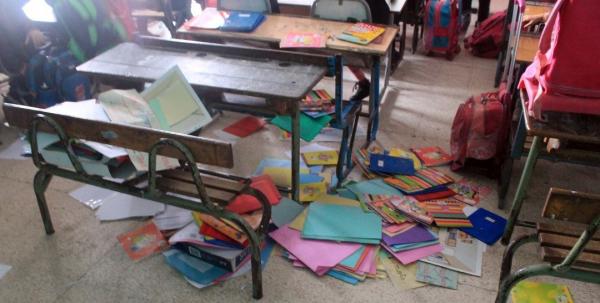 خطير...مدرسة ابتدائية تتعرض إلى تخريب ومحاولة التحرش بأستاذة متزوجة ضواحي أزيلال