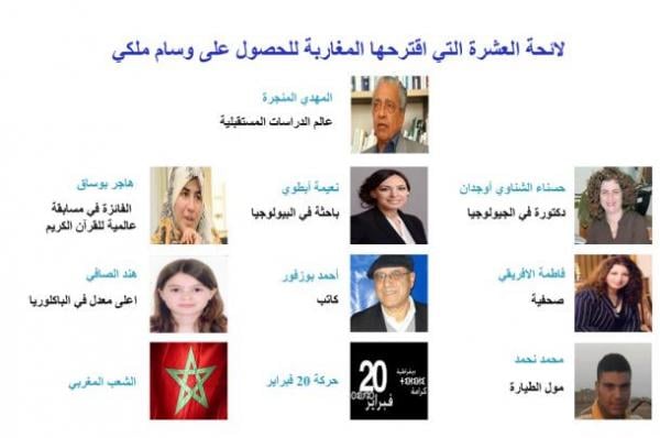 لائحة بديلة يقترحها المغاربة لنيل وسام ملكي