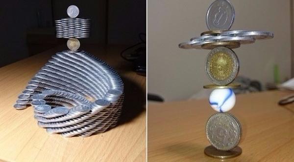 بالصور: هذا الفنان متخصص في مقاومة الجاذبية