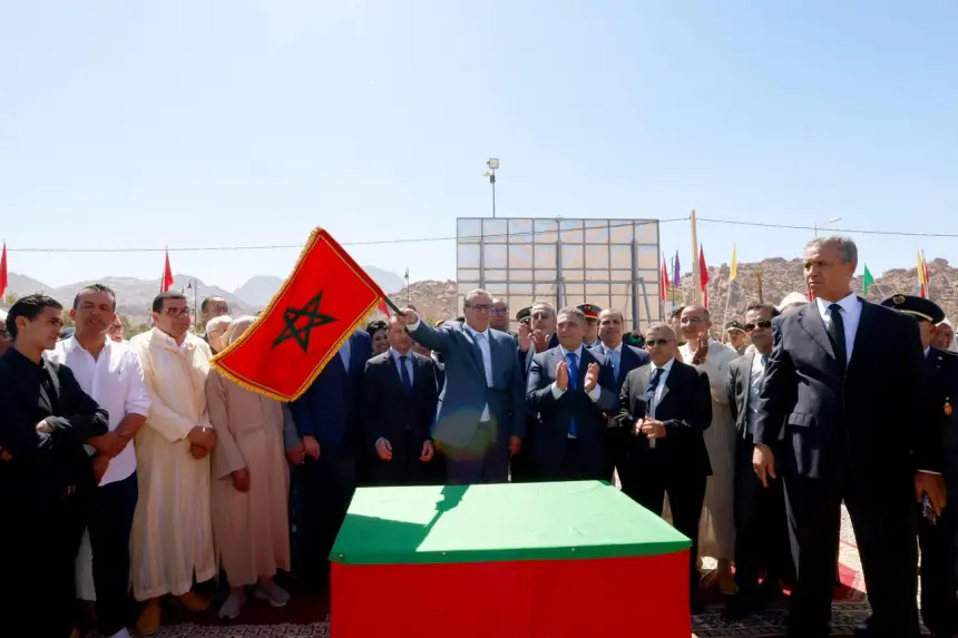 رئيس الحكومة يعطي انطلاقة مجموعة من المشاريع التنموية بتافراوت