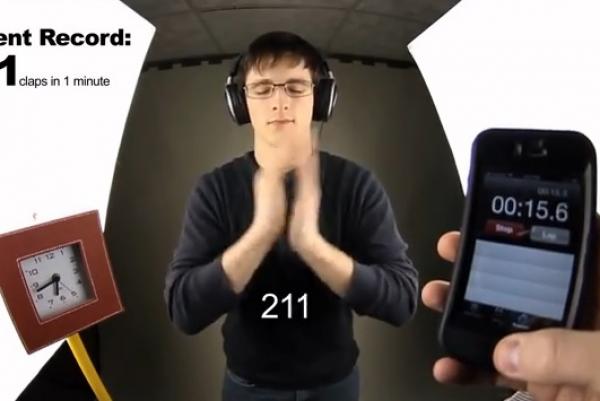 فيديو أسرع مصفق بالعالم