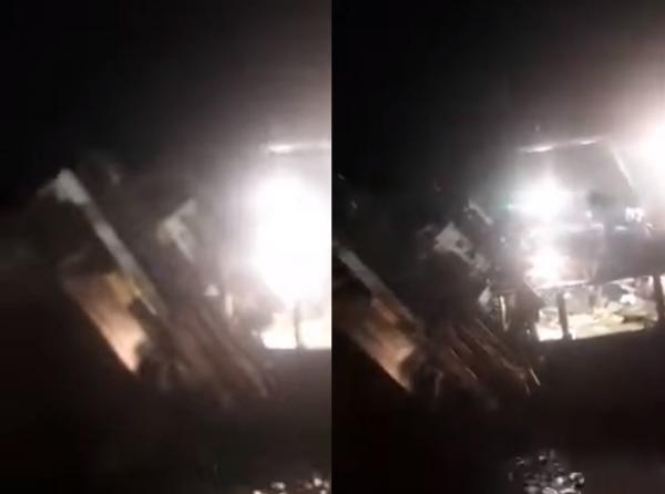 غرق مركب للصيد بميناء الداخلة