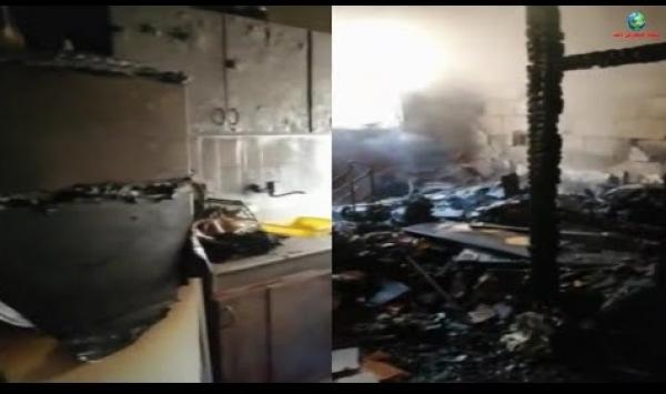 ردوا البال.. شاهد كيف دمر شارجور هاتف منزلا بأكمله و أحرق الممتلكات