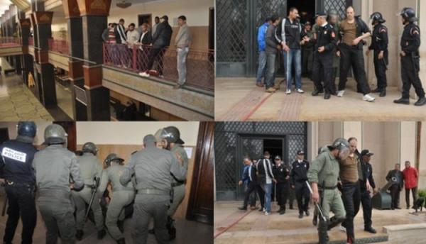 مراكش .. إحباط محاولة انتحار جماعي لمكفوفين معطلين و هذا ما وقع