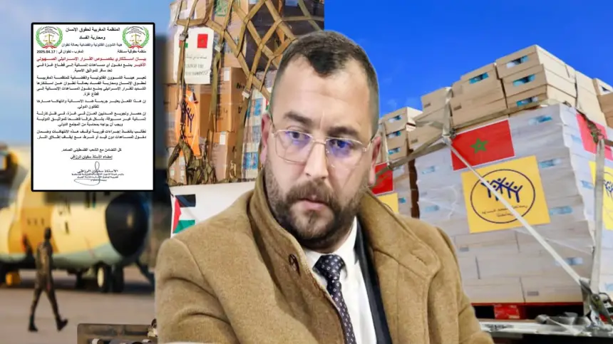 منظمة حقوقية مغربية تستنكر منع الاحتلال الاسرائيلي إدخال المساعدات إلى غزة وتصف القرار بـ"جريمة ضد الإنسانية"