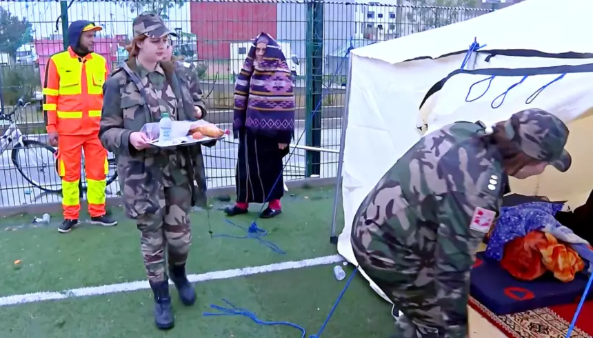 القوات المسلحة الملكية تدعم السلطات في تنظيم مراكز الإيواء لضمان سلامة المتضررين من الفيضانات