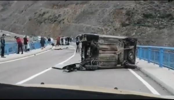 اصابة ثلاثة اشخاص بجروح في حادثة سير مروعة نواحي شفشاون