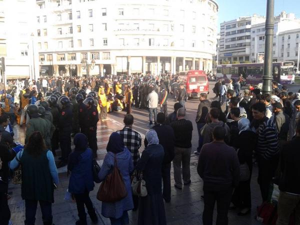 غليان بالعاصمة الرباط والسبب احتجاجات قوية للمعطلين