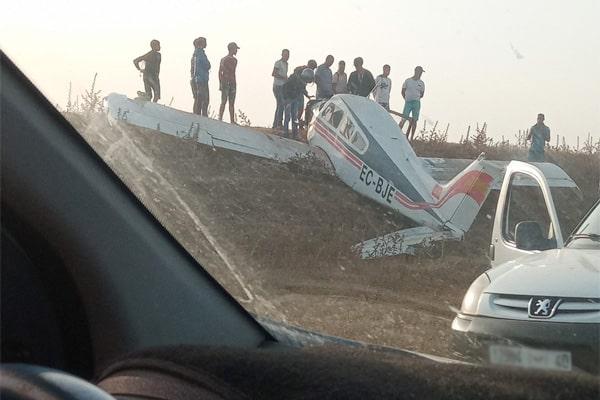 الصدفة تقود الدرك الملكي لحجز طائرة محملة بالمخدرات واعتقال صاحبها الأجنبي بطنجة