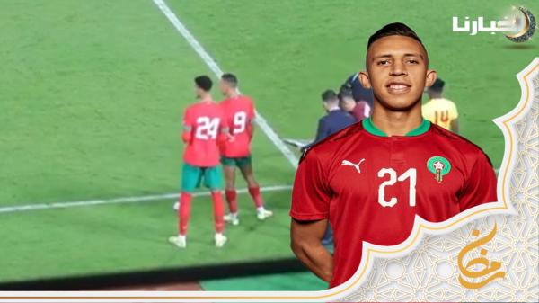 بعد غياب طويل.. لحظة دخول رحيمي في مباراة أنغولا