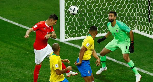 بالفيديو..سويسرا تُحرج البرازيل المرشح الأول للقب المونديال