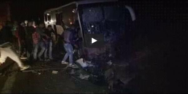 انقلاب حافلة تقل جمهور الرجاء بالقرب من تطوان