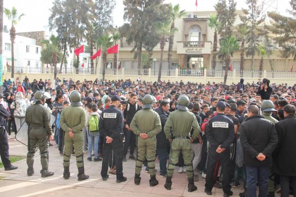 اعتقالات في صفوف تلاميذ خربوا مؤسسات تعليمية بسطات بينها ثانوية افتتحت قبل أسبوع