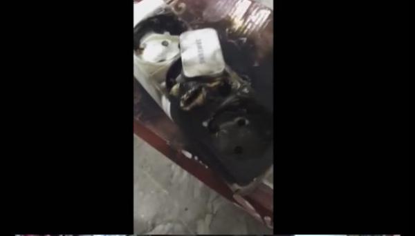 انفجار شارجور كاد يتسبب في كارثة