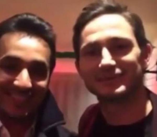 بالفيديو : نجم تشيلسي فرانك لامبارد يردد بالعربية "متصدر لا تكلمني"