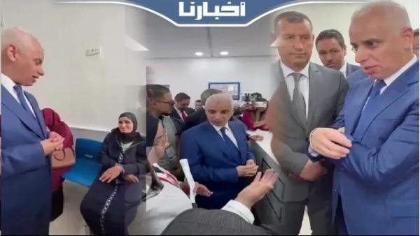 آيت الطالب في زيارة لمستشفى الدريوش