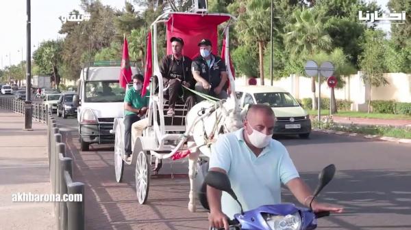 سابقة ولأول مرة بالمغرب: استعمال الكوتشي بسطات في التحسيس بجائحة كوفيد19