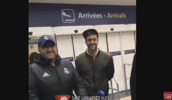 شاهدوا ماذا وقع لسعد لمجرد بمطار باريس شارل ديغول الدولي فرنسا