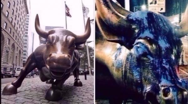 تنتقم من ترامب بتلوين "ثور وول ستريت"