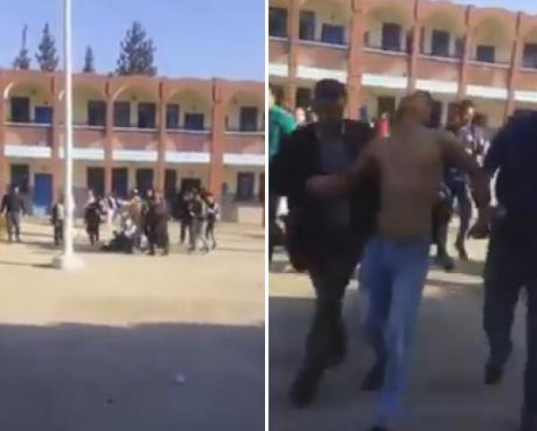 معطيات جديدة حول فيديو التلميذ الهائج باحدى المدارس المغربية