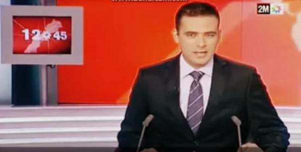 مذيع دوزيم يسقط في موقف محرج على الهواء