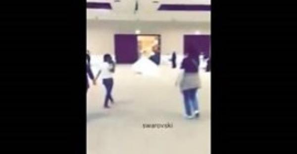 بالفيديو.. عريس خليجي يهرب بعروسه من أمام المدعوين