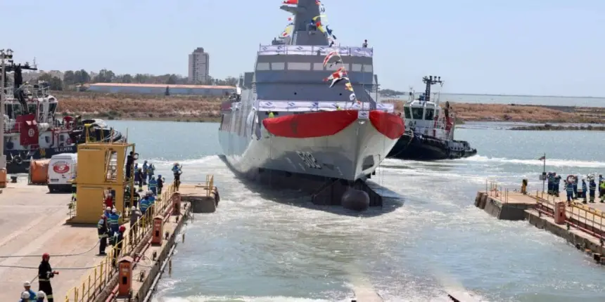 البحرية الملكية المغربية تطلق أحدث سفينة دورية بحرية في قلب إسبانيا