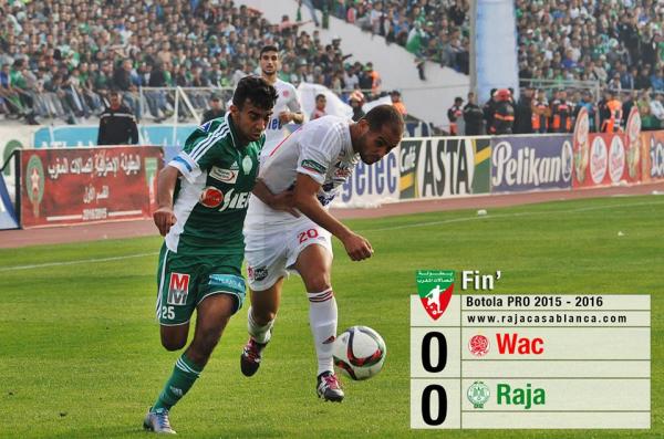 التعادل السلبي يفرض نفسه على الديربي 119 "المُمل" و الوداد مُهدد بفقدان الصدارة