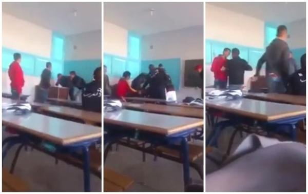 بعد اعتداء ورزازات...توقيف طالب بالقنيطرة اعتدى على أستاذه