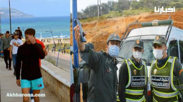 "أخبارنا" ترصد أقوى لحظات تدخل السلطات الأمنية والمحلية بالفنيدق وكيف تعاملت مع المرشحين للهجرة