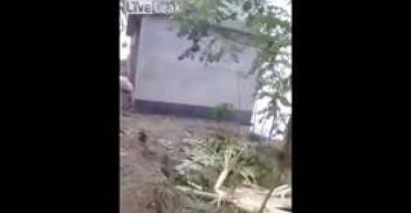 بالفيديو.. لحظة ابتلاع البحر لمنزل بالكامل