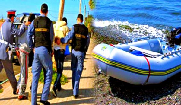 يقظة مصالح الدرك الملكي تحبط محاولة للهجرة السرية انطلاقا من شاطئ الصخيرات